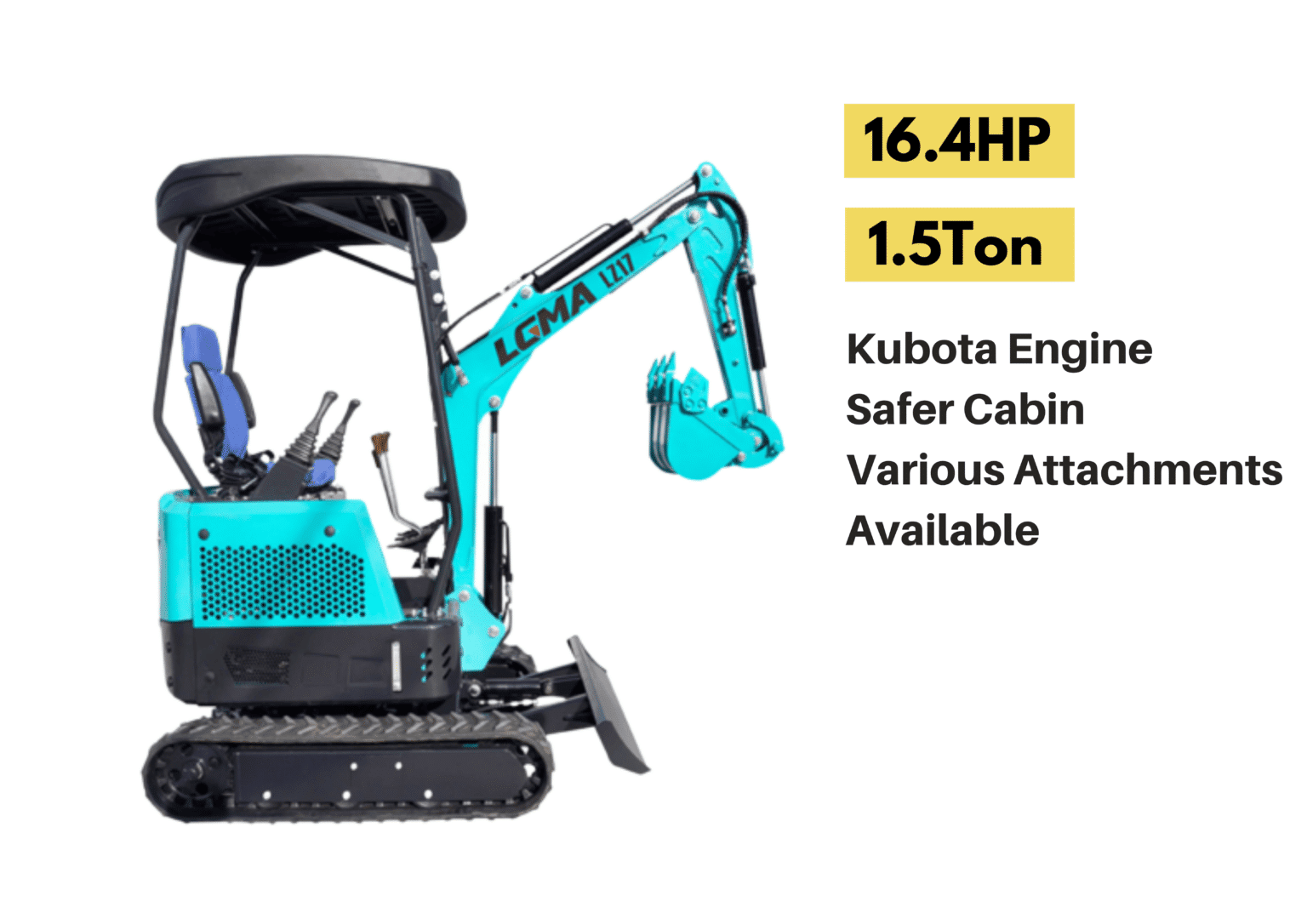 LZ17 1.5 Ton Mini Excavator DJJ EQUIPMENT