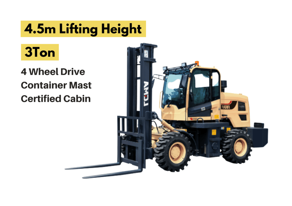 T830 3 Ton All Terrain Forklift DJJ EQUIPMENT