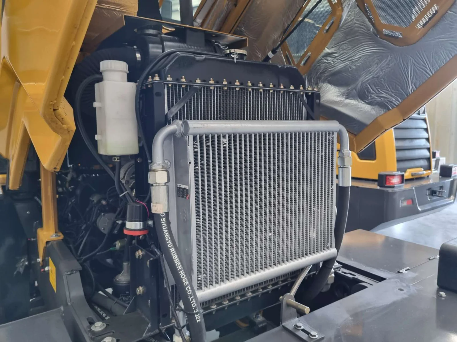 wheel loader advanced cooling system