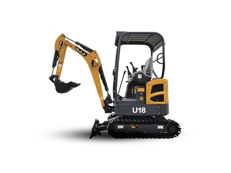 U18 Excavator For Sale White Background Chart