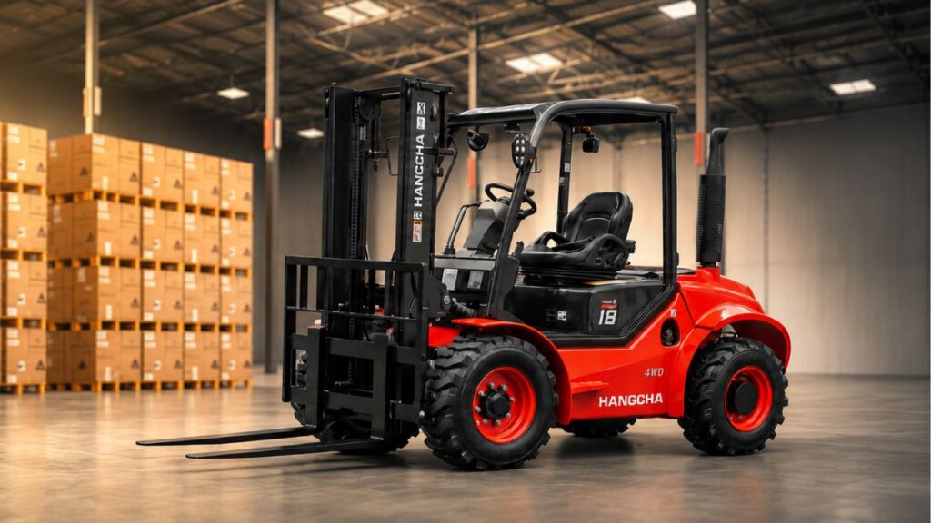 Hangcha rough terrain forklift for sale