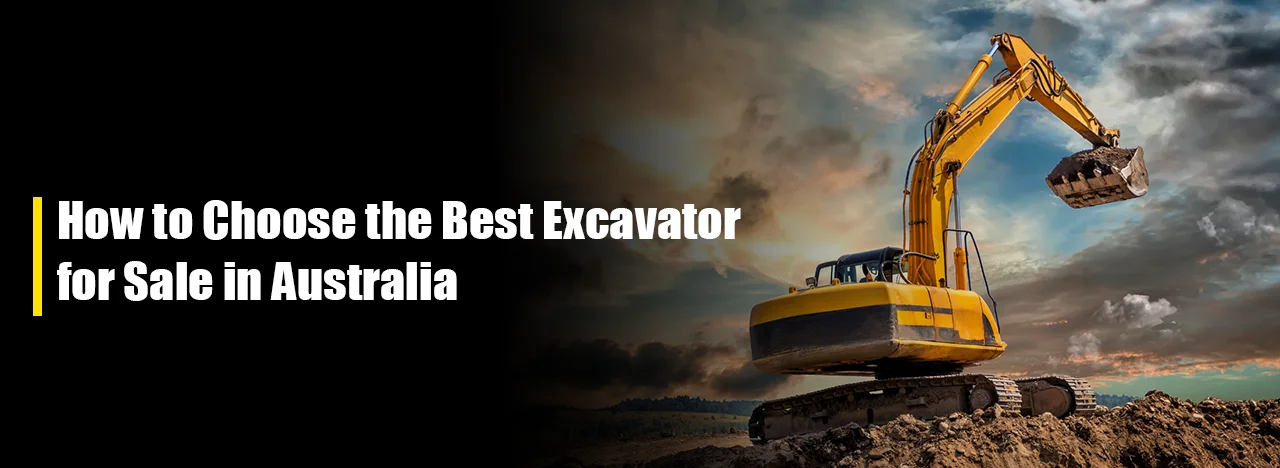excavator for sale in Australia banner