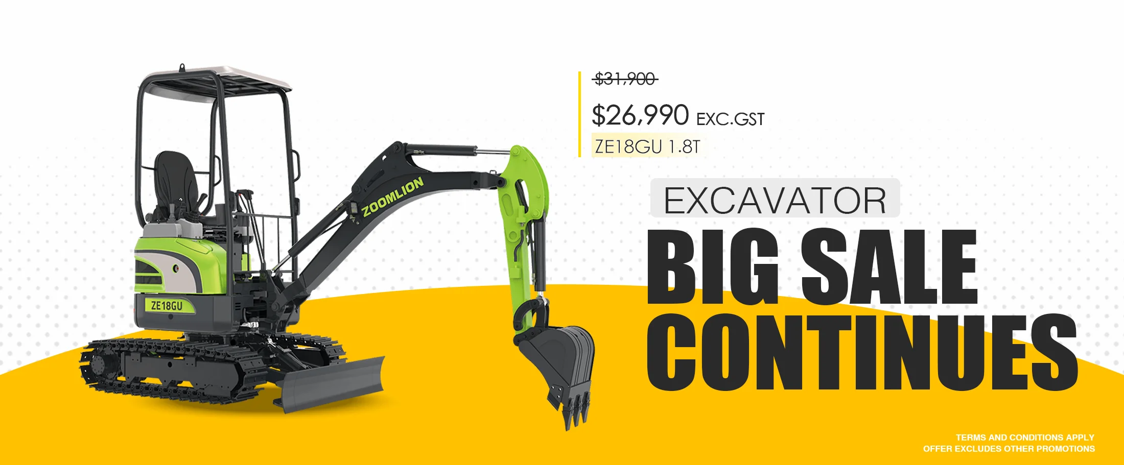 excavator for sale