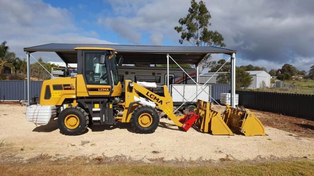 Wheel Loader on the road in Queensland
