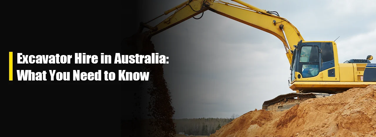 Excavator Hire in Australia banner