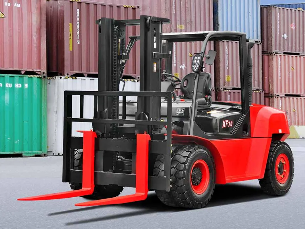 5 7t Xf Series Internal Combustion Diesel Lpg Counterbalance Forklift 6