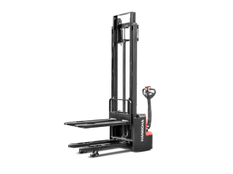 A Series Mini Range Stand On Pallet Stacker With Initial Lift Whit Background 2