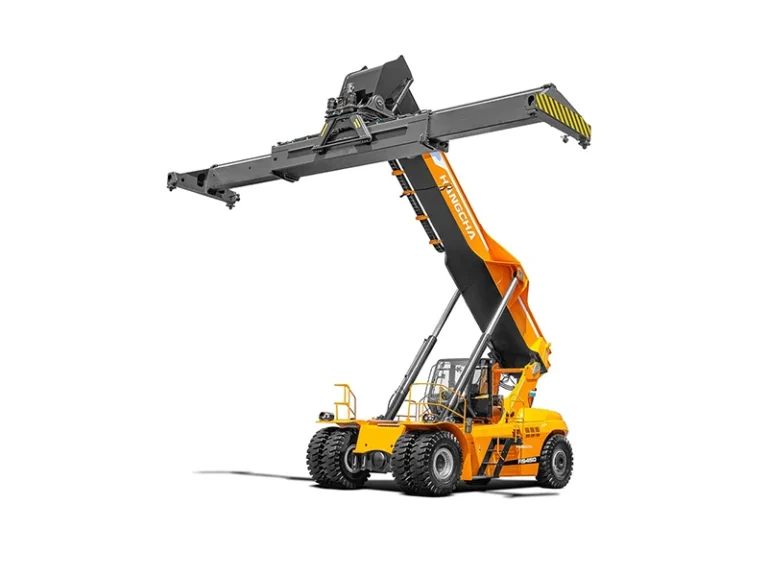 Hangcha XH Series reach stacker with the boom raised