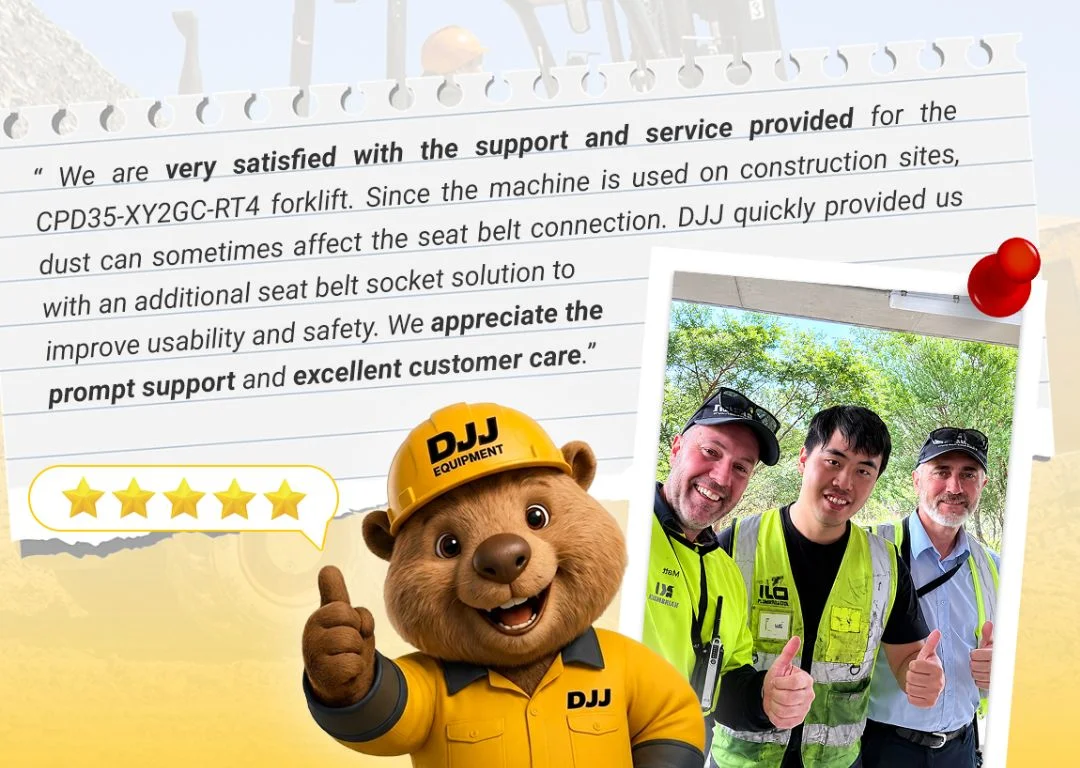 Good feedback on Hangcha's service