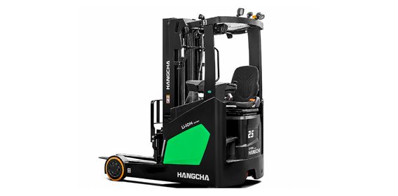 Hangcha electric reach truck for warehouse racking