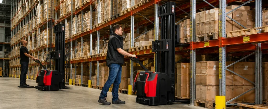 Warehouse and narrow aisle equipment category at DJJ Equipment