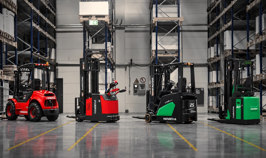 Forklifts serviced by DJJ Equipment