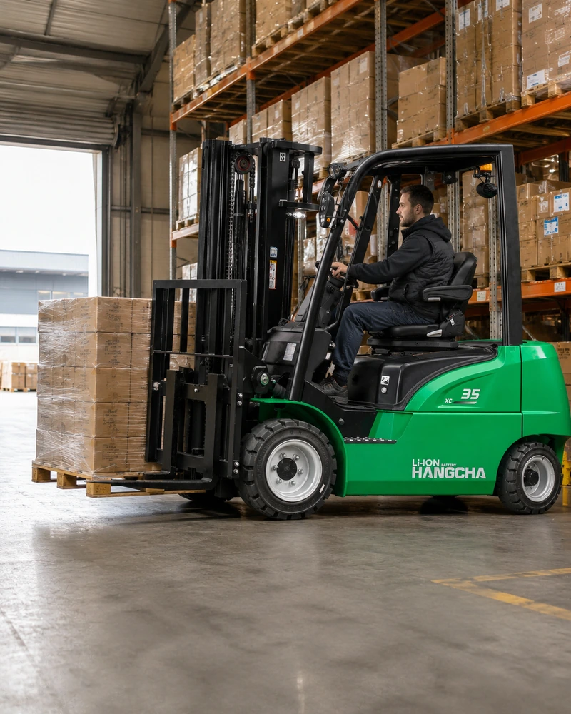 Electric forklift equipment category