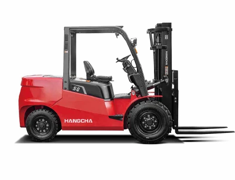 Hangcha A Series diesel and LPG forklift with 4-5.5 t lift capacity, side view