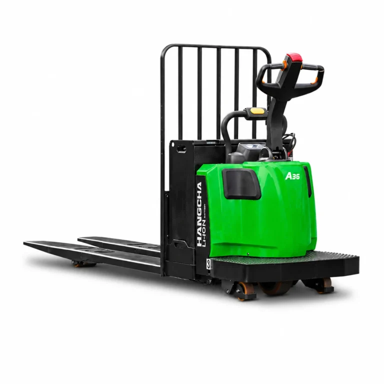 Hangcha A Series walkie pallet truck, 2.7-3.6 t capacity, front three-quarter view