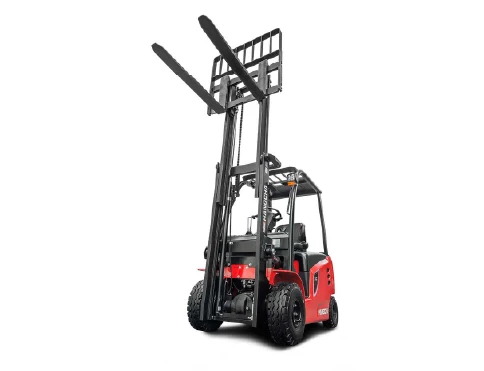 Hangcha X Series 4-wheel electric forklift with 1-3.5 t lift capacity, front view