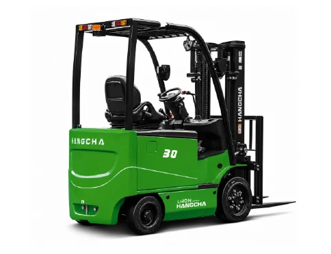 Hangcha X Series 4-wheel electric forklift with 1.5-3.2 t lift capacity, rear three-quarter view