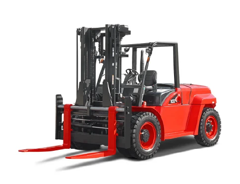 Hangcha X Series diesel and LPG forklift with 5-10 t lift capacity, fork carriage detail