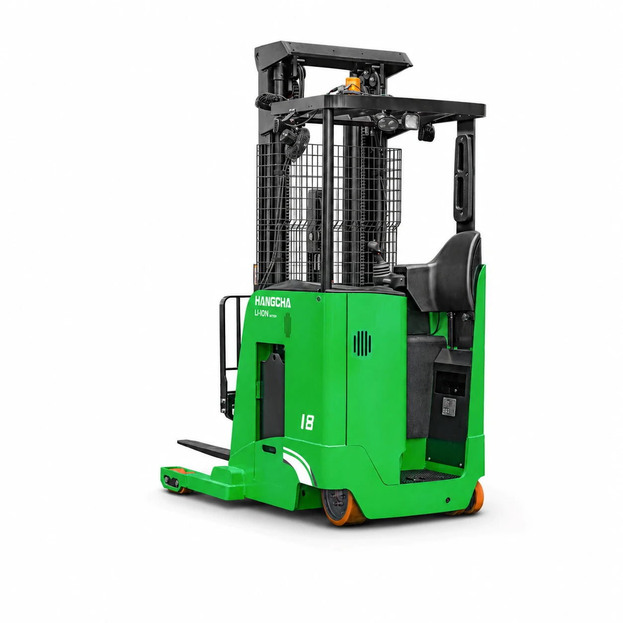 Hangcha X Series pantograph fore-aft reach truck, 1.4-2 t capacity, front three-quarter view