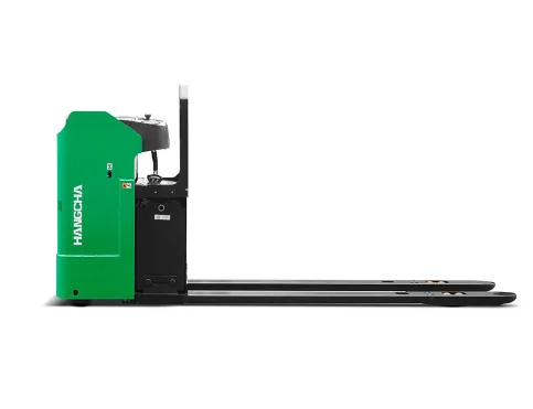 Hangcha XA Series stand-on side-seated pallet truck 2t rear side view
