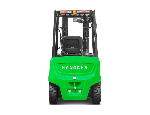 Hangcha XC Series 4-wheel electric forklift with 2-3.5 t lift capacity, rear view