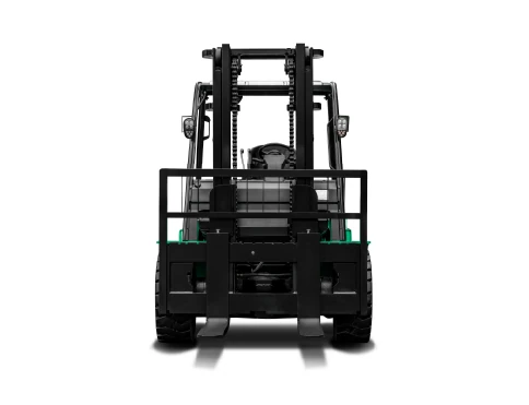 Hangcha XC Series 4-wheel electric forklift with 6-10 t lift capacity, front view