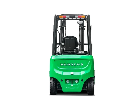 Hangcha XC Series PMSM 4-wheel electric forklift with 1.5-3.8 t lift capacity, rear view