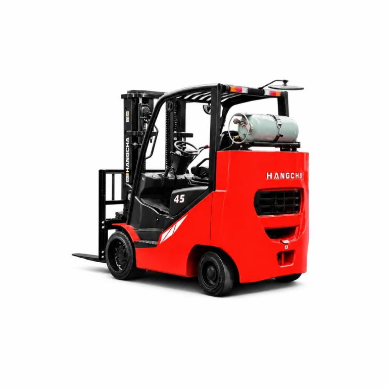 Hangcha XF Series box car cushion forklift, 3.5-5.5 t capacity, front three-quarter view