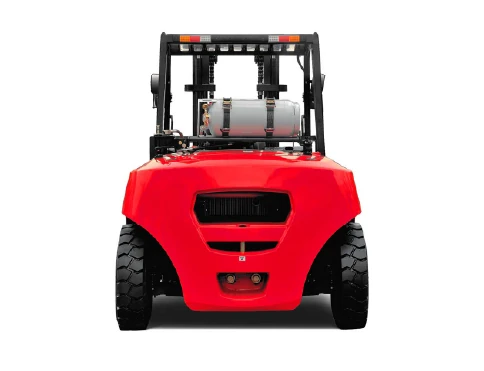 Hangcha XF Series diesel and LPG forklift with 5-7 t lift capacity, front view