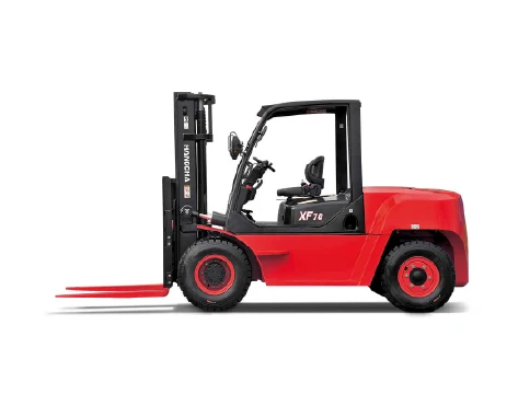Hangcha XF Series diesel and LPG forklift with 5-7 t lift capacity, side view