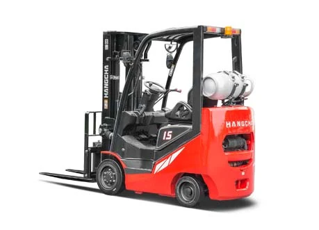 Hangcha XF Series LPG cushion tyre forklift, 1.5-3.2 t capacity, front three-quarter view