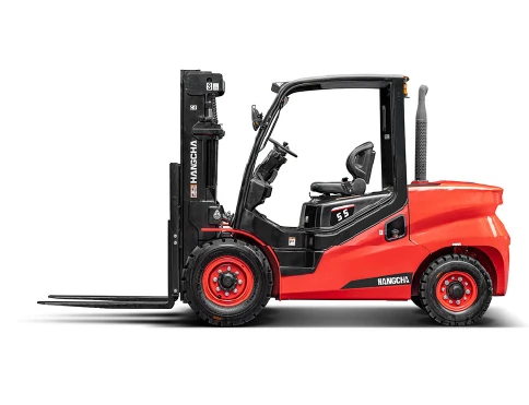 Hangcha XF2 Series diesel and LPG forklift with 4-5.5 t lift capacity, side view