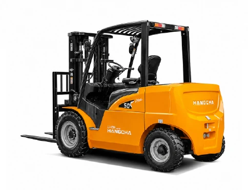 Hangcha XH Series 4-wheel electric forklift with 4-5.5 t lift capacity, rear three-quarter view