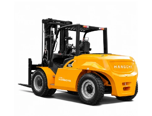 Hangcha XH Series 4-wheel electric forklift with 6-10 t lift capacity, front three-quarter view