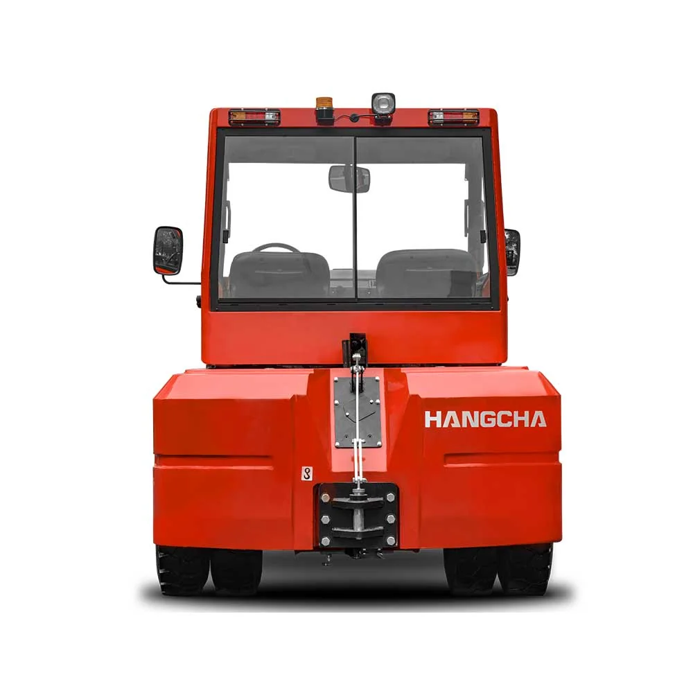 Rear view of Hangcha X Series tow tractor showing the towing coupling