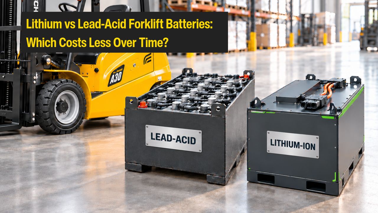 Lithium vs Lead-Acid Forklift Batteries: Which Costs Less Over Time?