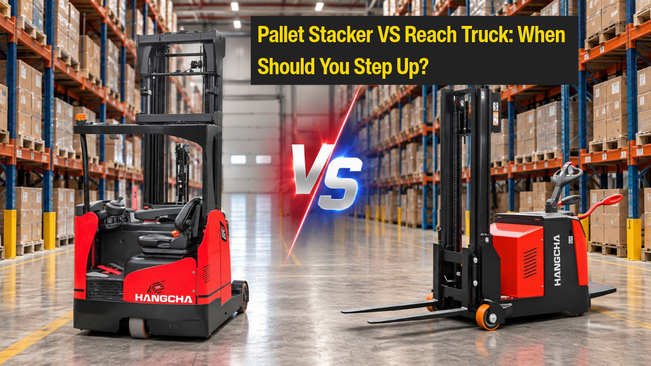 Pallet stacker vs reach truck_ when should you step up