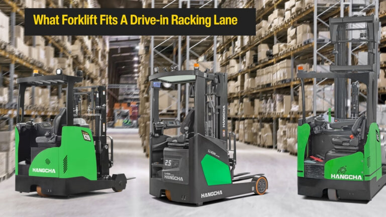 What forklift fits a drive-in racking lane