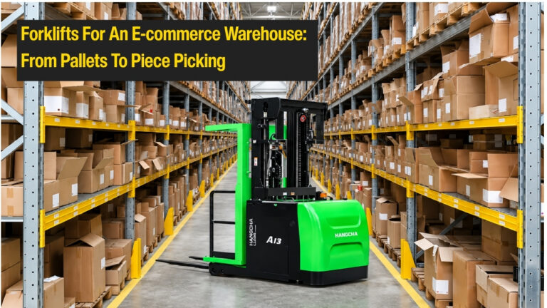 Forklifts for an e-commerce warehouse: from pallets to piece picking
