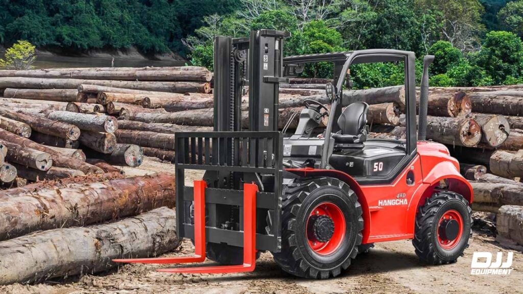 hangcha diesel forklift can work with timber