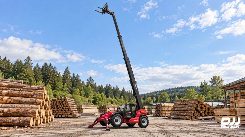 Hangcha telehandler can reach real high