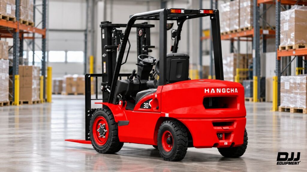 how forklifts steer