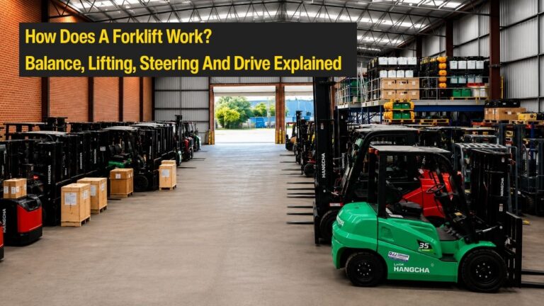 how does a forklift work?