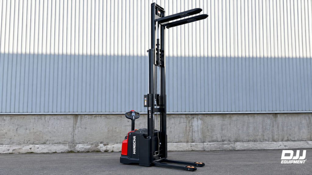 how high can a pallet stacker lift