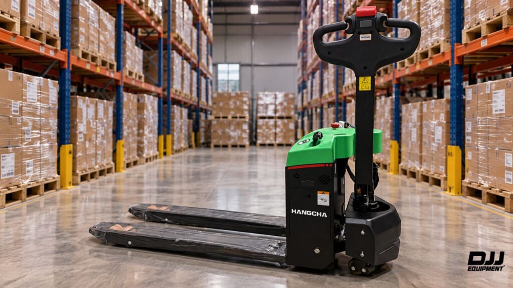 djj pallet jack forks length