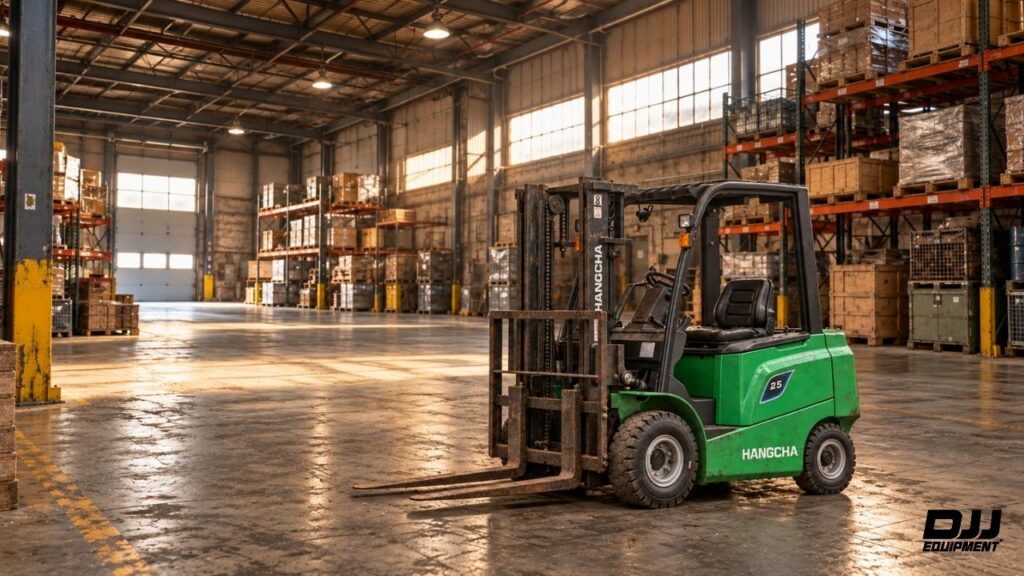 what happened when a forklift repair got delayed?