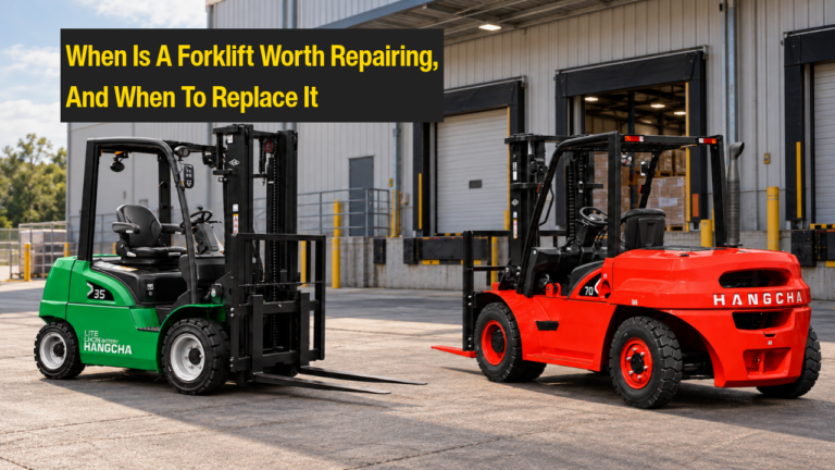 when is a forklift worth repairing, and when to replace it