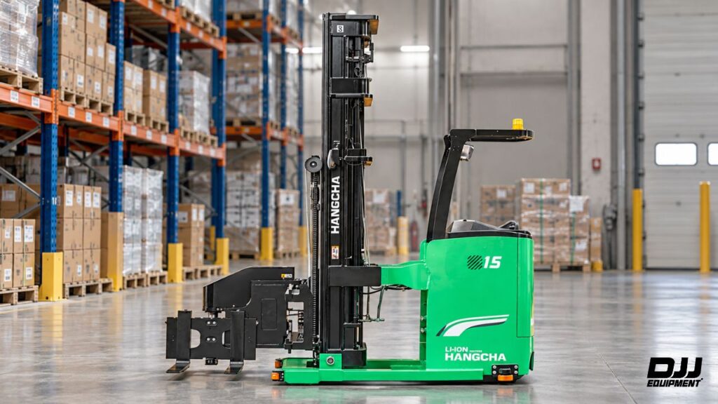 reach trucks can be used on indoor warehouses