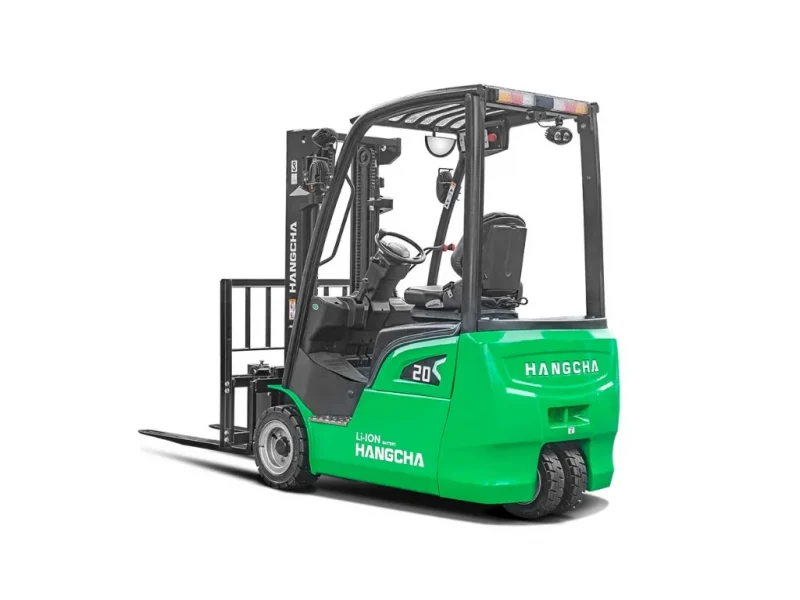 1 3 2t 3 Wheels Xc Series Electric Forklift With Li On Technology White Background 3