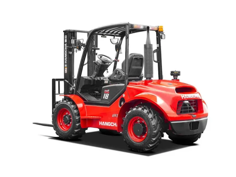 2 5 3 5t Two Wheel Drive High Performance Rough Terrain Forklift Whit Background 2